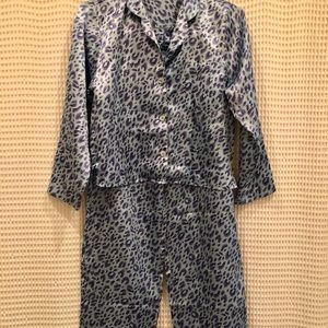 Limited Too Kids Leopard Print Pajama Set Size 14